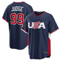 MATTH NY.Yankees #99 Aaron Judge Player Navy USA 2026 World Classic Limited Game Stitched Jerseys