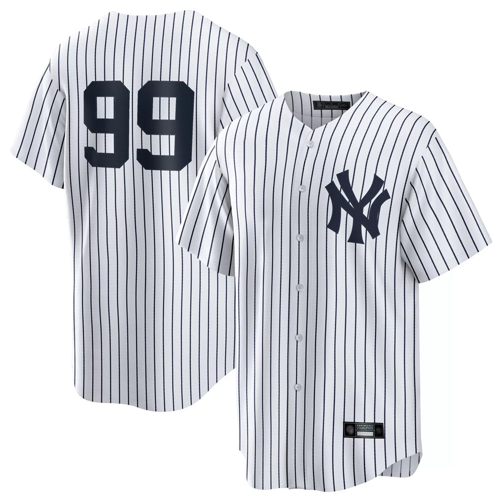 MATTH NY.Yankees #99 Aaron Judge Player White Game Home Stitched Jerseys