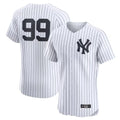 MATTH NY.Yankees #99 Aaron Judge Player White Limited Elite Home Stitched Jerseys
