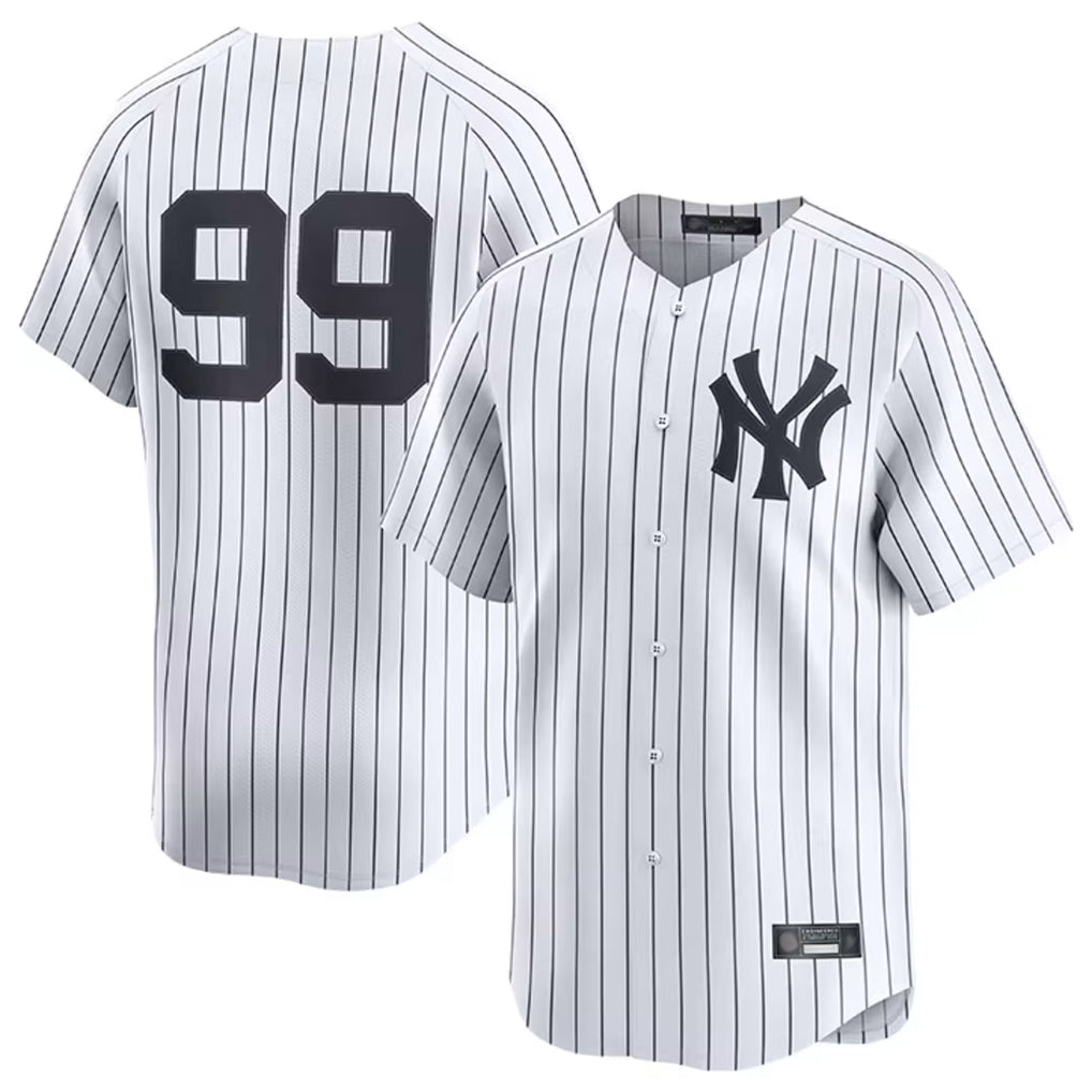 MATTH NY.Yankees #99 Aaron Judge Player White Limited Home Stitched Jerseys