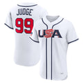 MATTH NY.Yankees #99 Aaron Judge Player White USA 2026 World Classic Home Limited Elite Stitched Jerseys