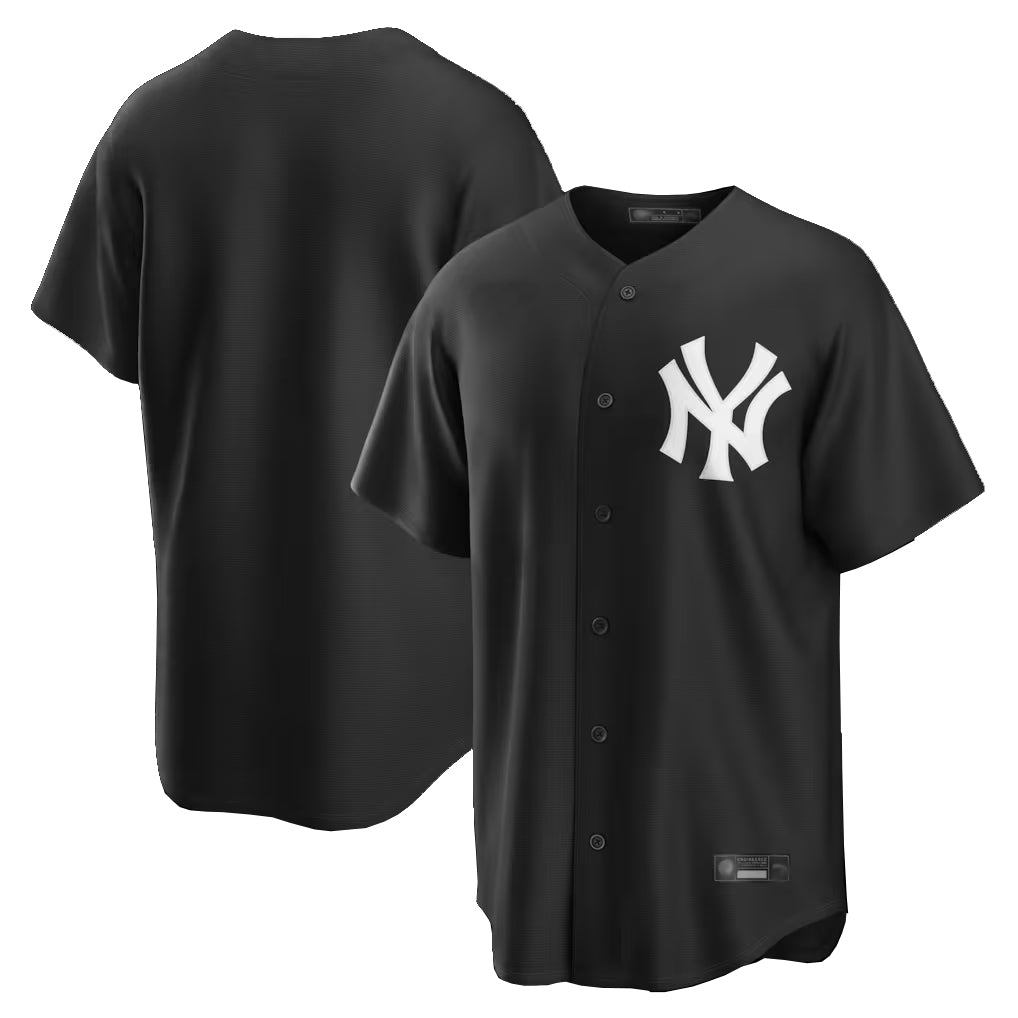 MATTH NY.Yankees Blank Player Black Game Stitched Jerseys