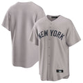 MATTH NY.Yankees Blank Player Gray Game Home Stitched Jerseys
