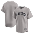 MATTH NY.Yankees Blank Player Gray Limited Home Stitched Jerseys