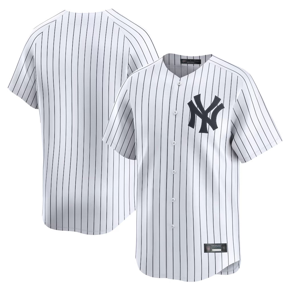 MATTH NY.Yankees Blank Player White Limited Home Stitched Jerseys