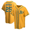 MATTH Athletics #25 Brent Rooker Player Replica Gold Personalized Jerseys