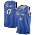 MATTH O.Magic #0 Anthony Black Blue Swingman Player Jerseys - Icon Edition