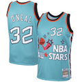 MATTH O.Magic #32 Shaquille O'Neal Mitchell & Ness Teal Eastern Conference 1996 All-Star Hardwood Classics Swingman Jerseys