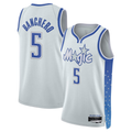 MATTH O.Magic #5 Paolo Banchero Silver 2025-26 Swingman Jerseys - City Edition