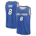 MATTH O.Magic #8 Jamal Cain Blue Fast Break Jerseys - Icon Edition