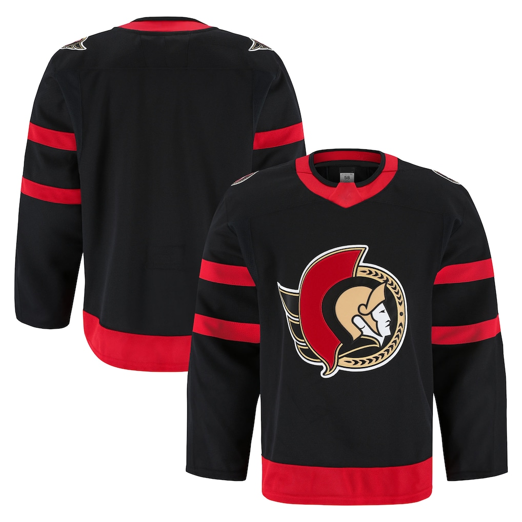 MATTH O.Senators Black Home Authentic Pro Jerseys