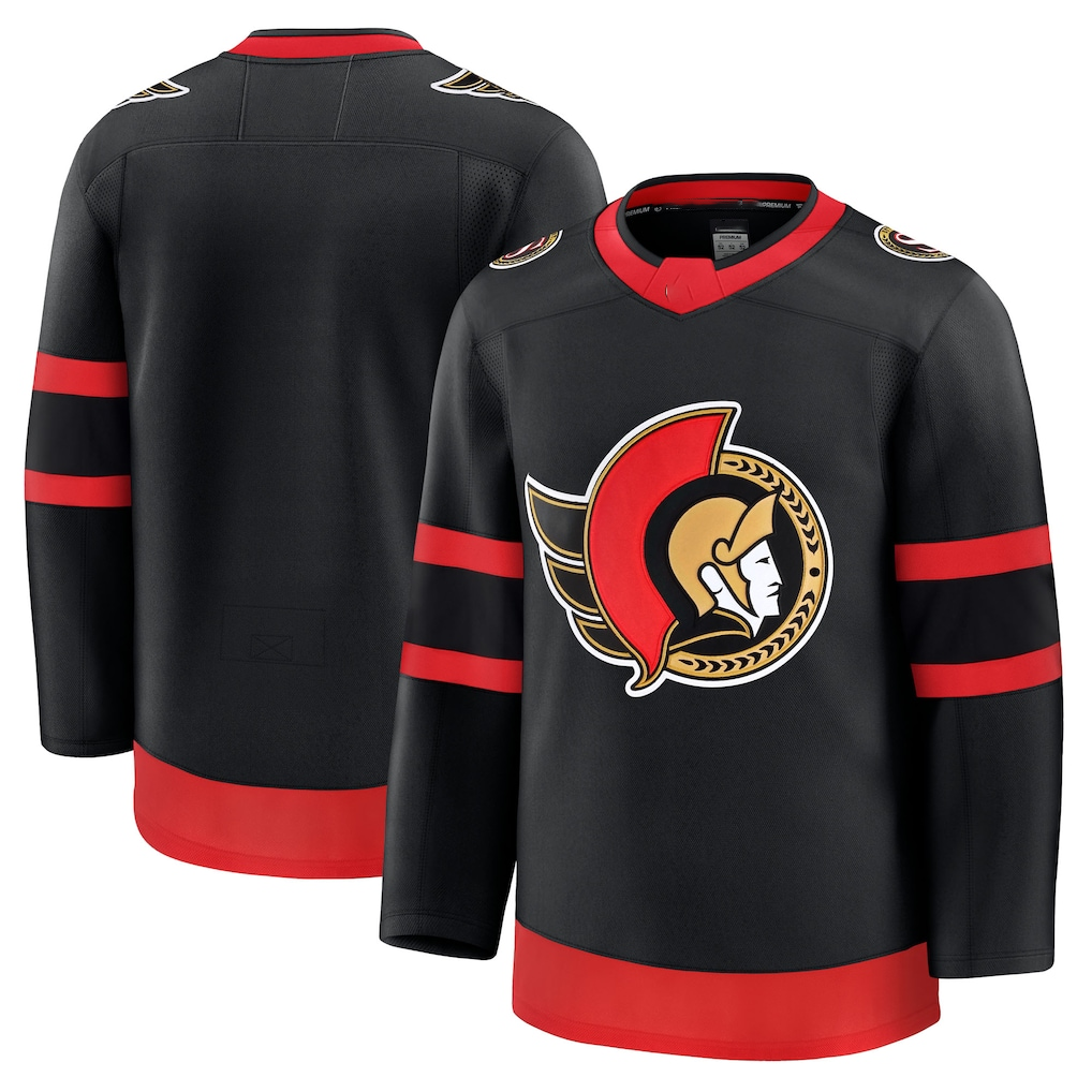 MATTH O.Senators Black Home Premium Jerseys