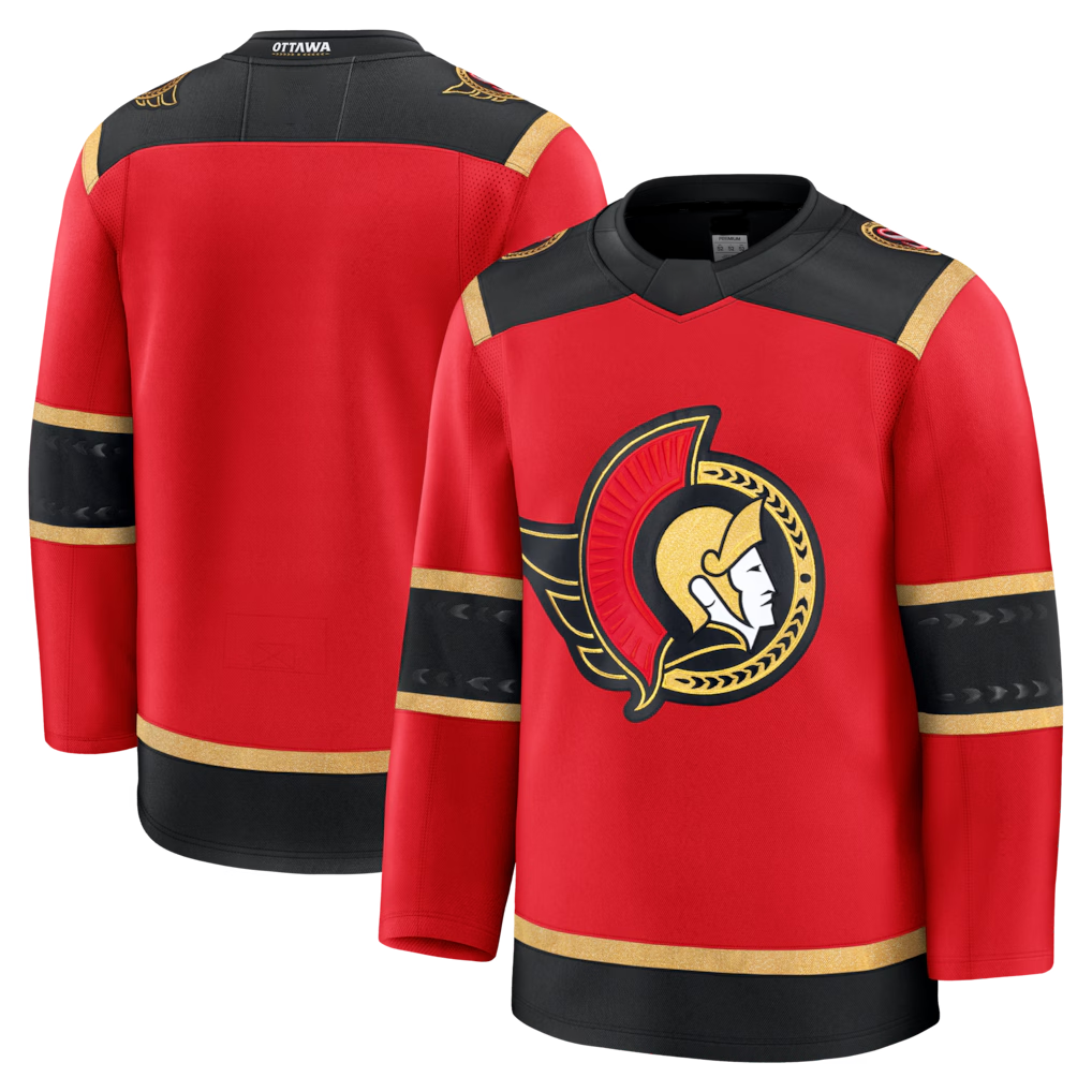 MATTH O.Senators Red Alternate Premium Jerseys
