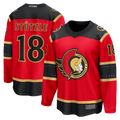 MATTH O.Senators #18 Tim Stutzle Red Alternate Breakaway Jerseys