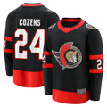 MATTH O.Senators #24 Dylan Cozens Black Home Breakaway Jerseys