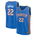 MATTH OC.Thunder #22 Cason Wallace Blue Fast Break Replica Player Stitched Jerseys - Icon Edition