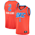MATTH OC.Thunder #2 Shai Gilgeous-Alexander Orange Fast Break Player Stitched Jerseys - Statement Edition