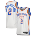 MATTH OC.Thunder #2 Shai Gilgeous-Alexander White Swingman Stitched Jerseys - Association Edition