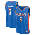 MATTH OC.Thunder #3 Jared McCain Blue Fast Break Replica Stitched Jerseys - Icon Edition