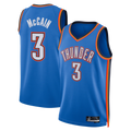 MATTH OC.Thunder #3 Jared McCain Blue Swingman Stitched Jerseys- Icon Edition
