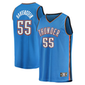 MATTH OC.Thunder #55 Isaiah Hartenstein Blue Fast Break Replica Player Stitched Jerseys - Icon Edition