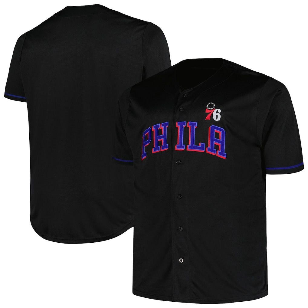 MATTH P.76ers Profile Black Big & Tall Pop Jerseys