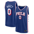 MATTH P.76ers #0 Tyrese Maxey  Royal Fast Break Replica Player Jerseys - Icon Edition