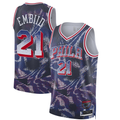MATTH P.76ers #21 Joel Embiid Navy 2025 Select Series Swingman Player Jerseys