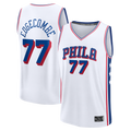 MATTH P.76ers #77 VJ Edgecombe  White Fast Break Replica Player Jerseys - Association Edition