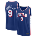 MATTH P.76ers #9 Kelly Oubre Jr.  Blue Fast Break Jerseys - Icon Edition
