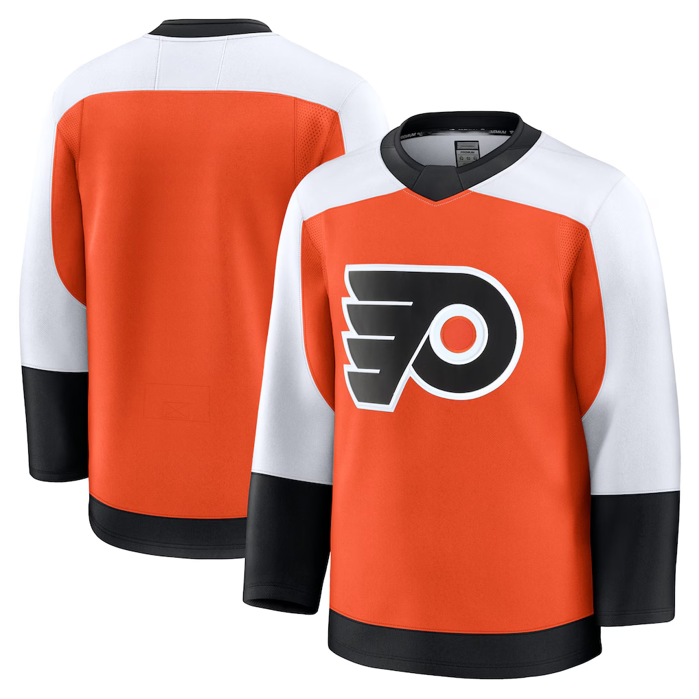 MATTH P.Flyers Burnt Orange Home Premium Jerseys