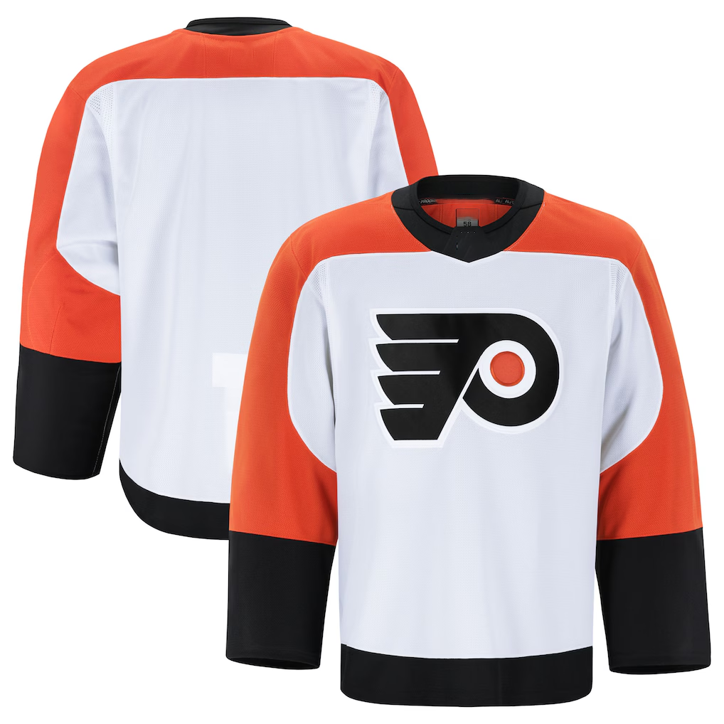 MATTH P.Flyers White Away Authentic Pro Jerseys