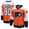 MATTH P.Flyers #80 Dan Vladar Orange Home Breakaway Jerseys