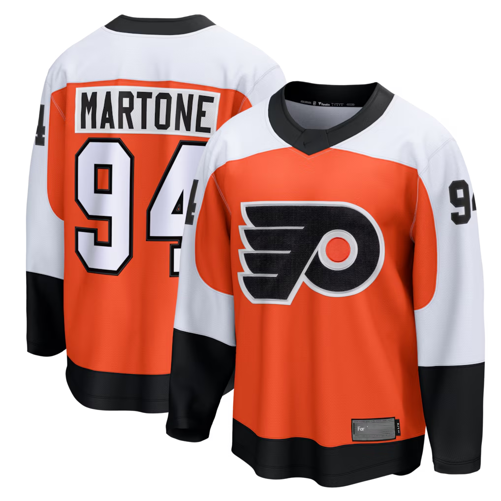 MATTH P.Flyers #94 Porter Martone Orange Breakaway Jerseys
