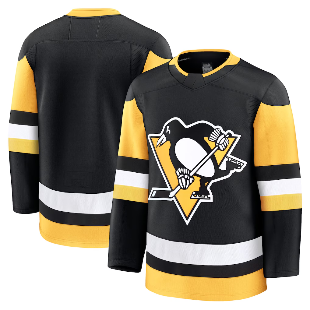 MATTH P.Penguins Black 2024 Military Appreciation Practice Jerseys