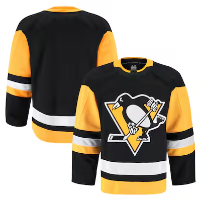 MATTH P.Penguins Black Home Authentic Pro Jerseys