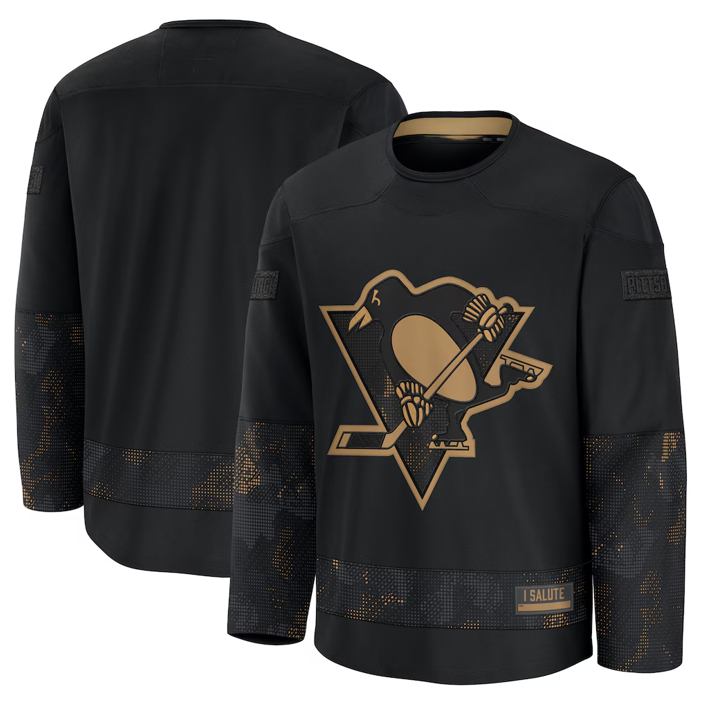 MATTH P.Penguins Black Home Premium Jerseys