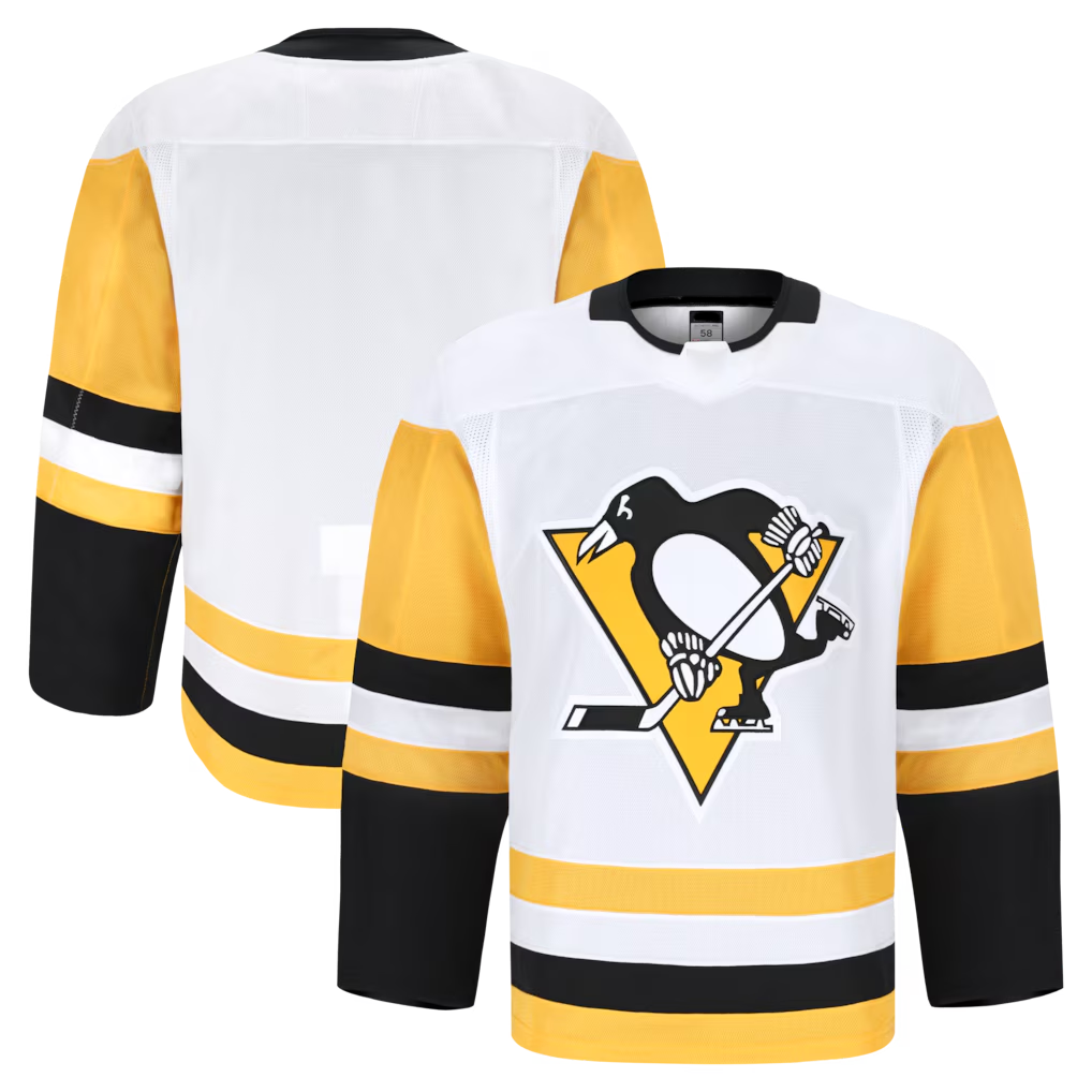 MATTH P.Penguins White Away Premium Jersey