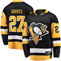 MATTH P.Penguins #27 Ryan Graves Black Home Breakaway Jerseys