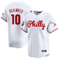 MATTH P.Phillies #10 J.T. Realmuto Player White Phillies & Eagles Vapor Premier Limited Stitched Jerseys