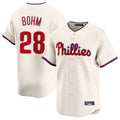 MATTH P.Phillies #28 Alec Bohm Player Cream Home Limited Stitched Jerseys