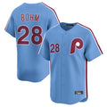 MATTH P.Phillies #28 Alec Bohm Player Light Blue Home Limited Stitched Jerseys