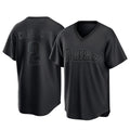 MATTH P.Phillies #2 Justin Crawford Player Black Pitch Fashion Limited T-shirt Stitched Jerseys