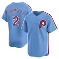 MATTH P.Phillies #2 Justin Crawford Player Light Blue Game Stitched Jerseys