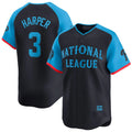 MATTH P.Phillies #3 Bryce Harper Player Navy National League All-Star Limited Game Stitched Jerseys