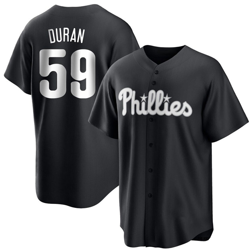 MATTH P.Phillies #59 Jhoan Duran Player Black Alt Fashion Home Game Stitched Jerseys