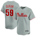MATTH P.Phillies #59 Jhoan Duran Player Gray Home Limited Stitched Jerseys
