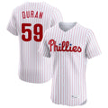 MATTH P.Phillies #59 Jhoan Duran Player White Home Limited Elite Stitched Jerseys