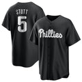 MATTH P.Phillies #5 Bryson Stott Player Black Alt Fashion Home Game Stitched Jerseys