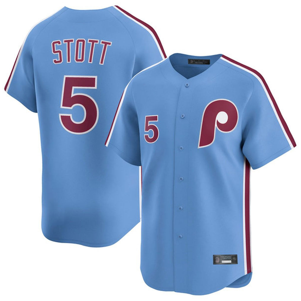 MATTH P.Phillies #5 Bryson Stott Player Light Blue Home Limited Stitched Jerseys